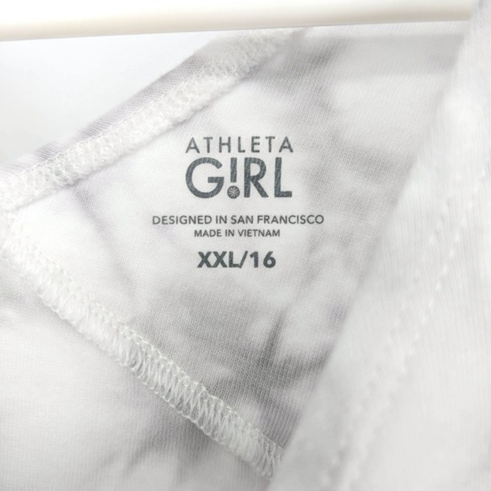 Athleta Girl Havin'‎ A Great Time Romper Crystal Dye Osprey Grey Size XXL/16 - Picture 2 of 5